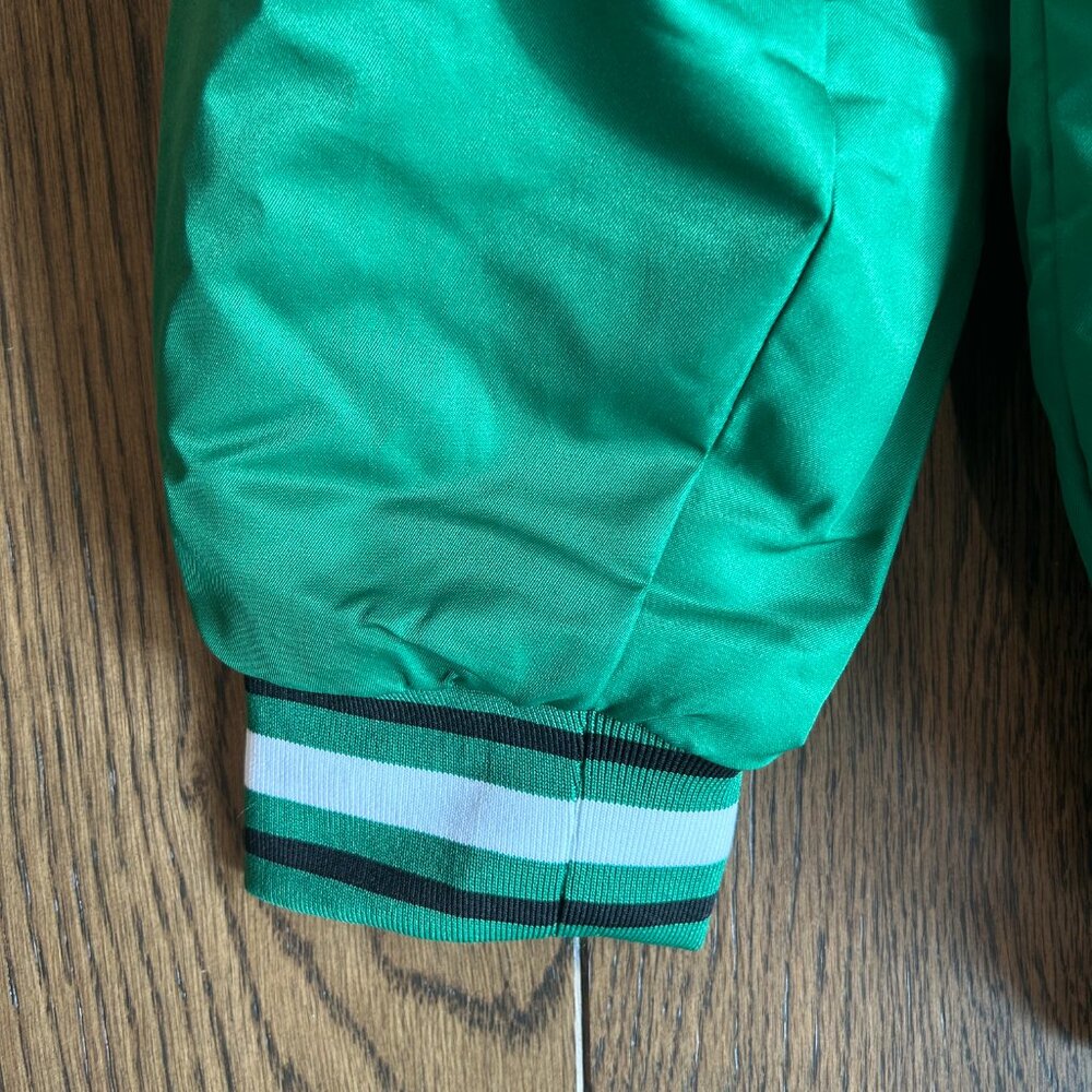 NET NFL Philadelphiaelphia Eagles Satin Varsity Bomber Jacket - Picture 6 of 8